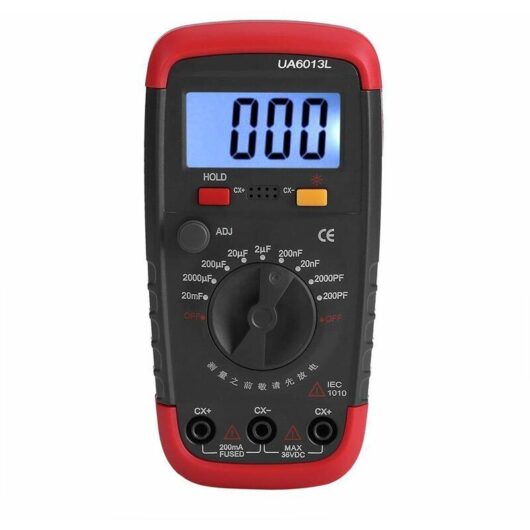 [NEVER USED] Capacitor, capacitor tester, portable capacitance meter, LCD for testing for measuring