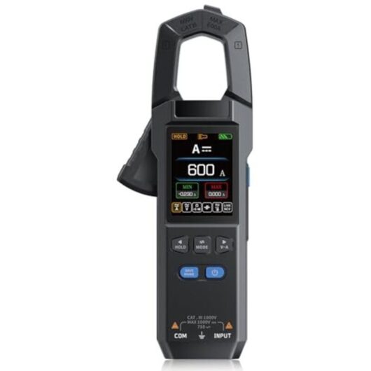 [NEVER USED] Current clamp, AC/DC True RMS 10000 Counts, current and voltage measurement for LED lighting, clamp multimeter, current tester for