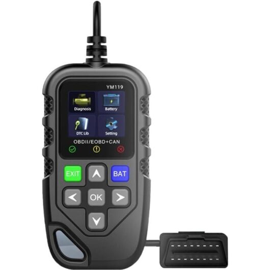 OBD2 Scanner with Battery Tester - Advanced OBD2 Scanner, Error Code Reader to Check Engine Light, OBD-II Scanner for Cars