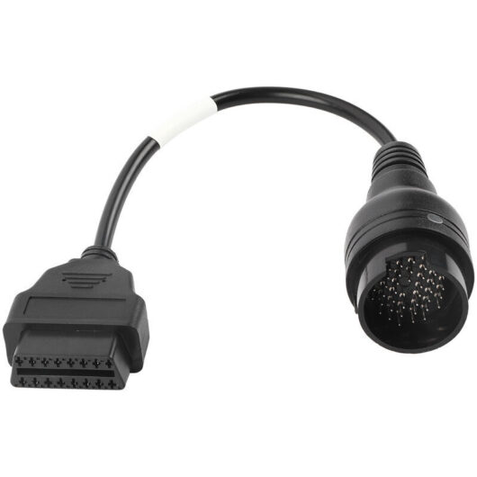 Odipie - Converter adapter cable, 38 pin to 16 pin OBD2 adapter connector diagnostic cable, diagnostic scanner cable adapter for Iveco Truck