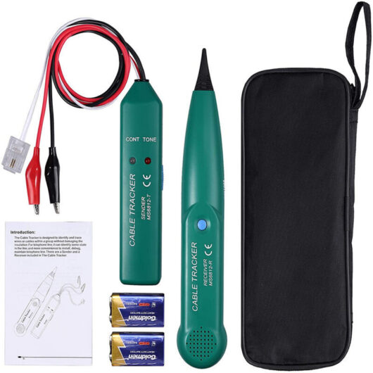 Odipie - Multifunctional Cable Tester, Cable Detector, MS6812 Robotic Lawn Mower Cable Detector, lan Network Cable, Network Cable Line Tester,