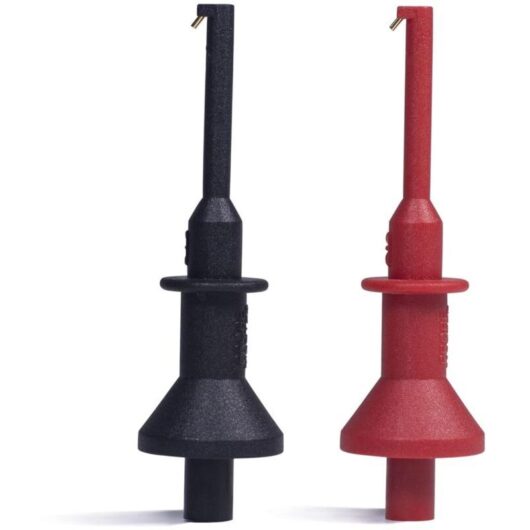 Odipie - Test hook clips, multimeter test lead set, mini test hook clip for 2 mm plug test probe, electronic test ic grabber