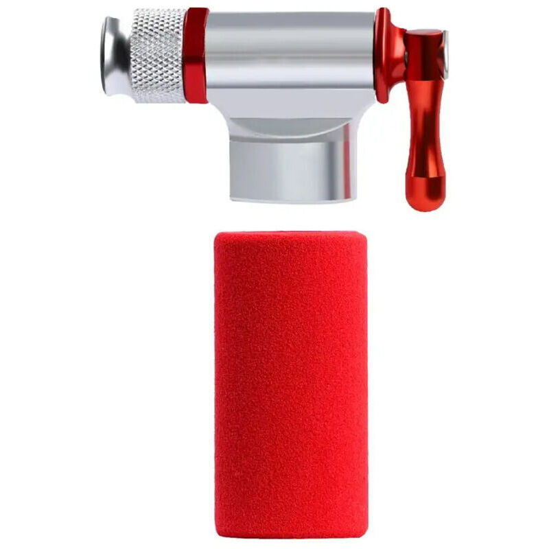 Pro Bike Tool Quick and Easy CO2 Inflator - Compatible with Presta and Schrader Valves - Bicycle Tire Pump for Road and Mountain Bikes - Insulated