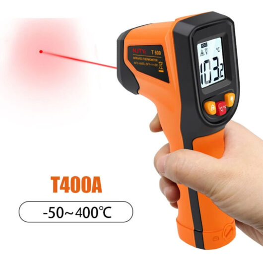 SIENTICE Digital Infrared Thermometer, Laser Heat Gun, Non-Contact Thermometer, Industrial Tools, 400°C