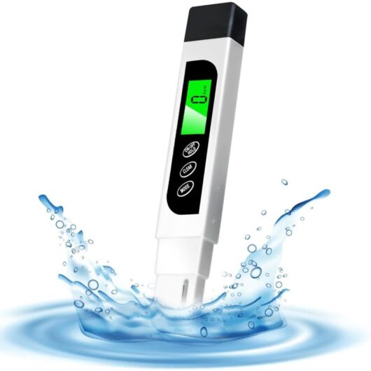 Serbia - Testeur de qualité de l'eau, précis Compteur tds ec mètre et Stylo de Test de température avec lcd rétro-éclairé pour l'eau Potable,