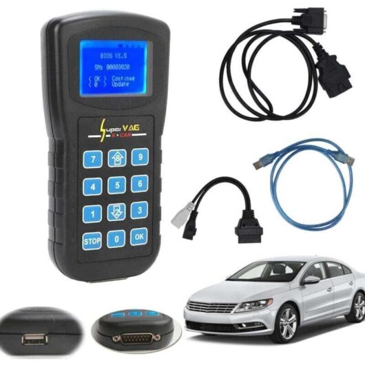 K+CAN V4.8 Diagnostic PIN Code Reader Mileage Correction Replacement for Bora A6 A8 A4,