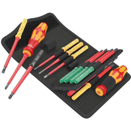 Wera - 006611 17pce kk vde 17 Universal 1 Tool Finder Screwdriver Set ph pz tx sl